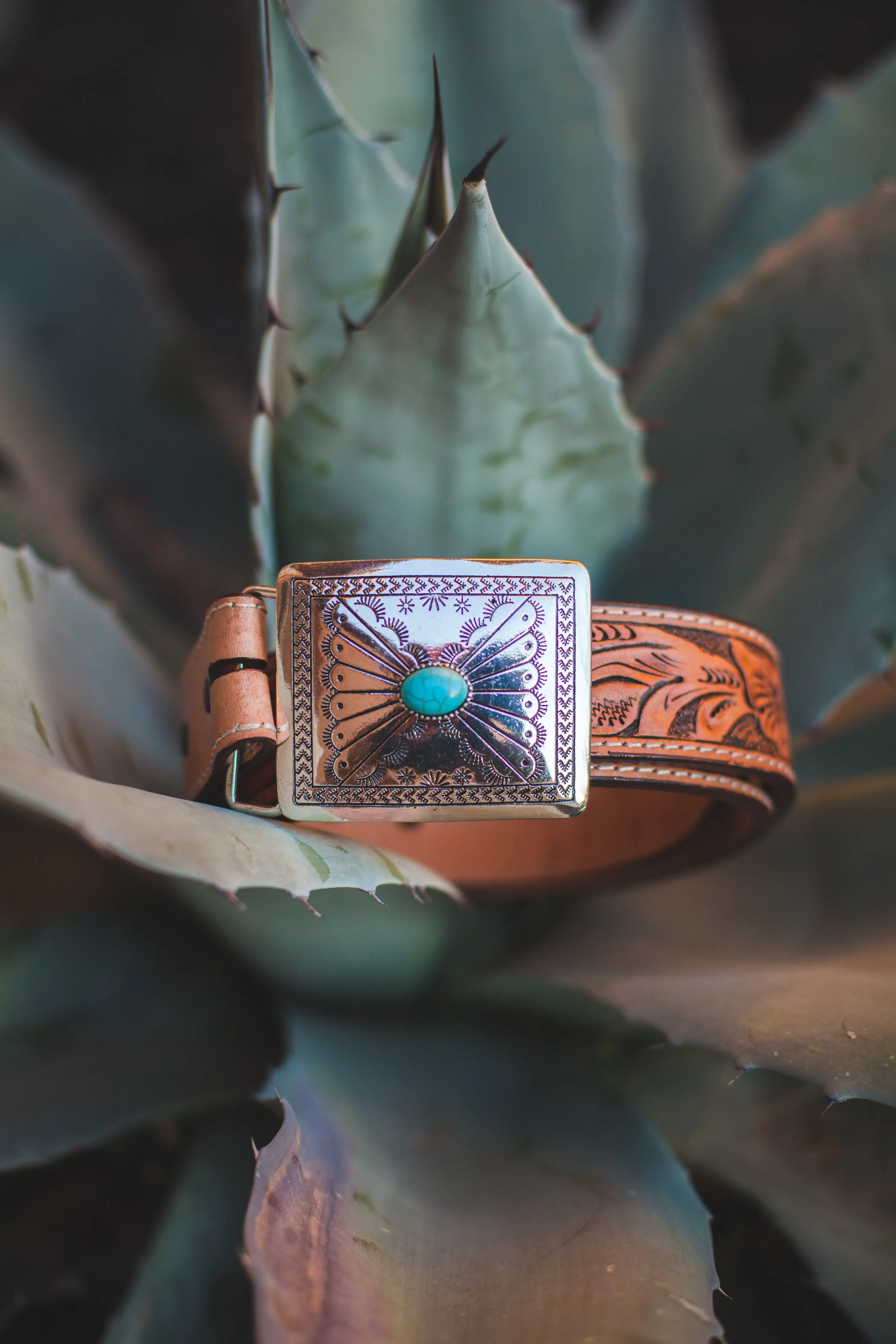 Small Silver Rectangle Buckle