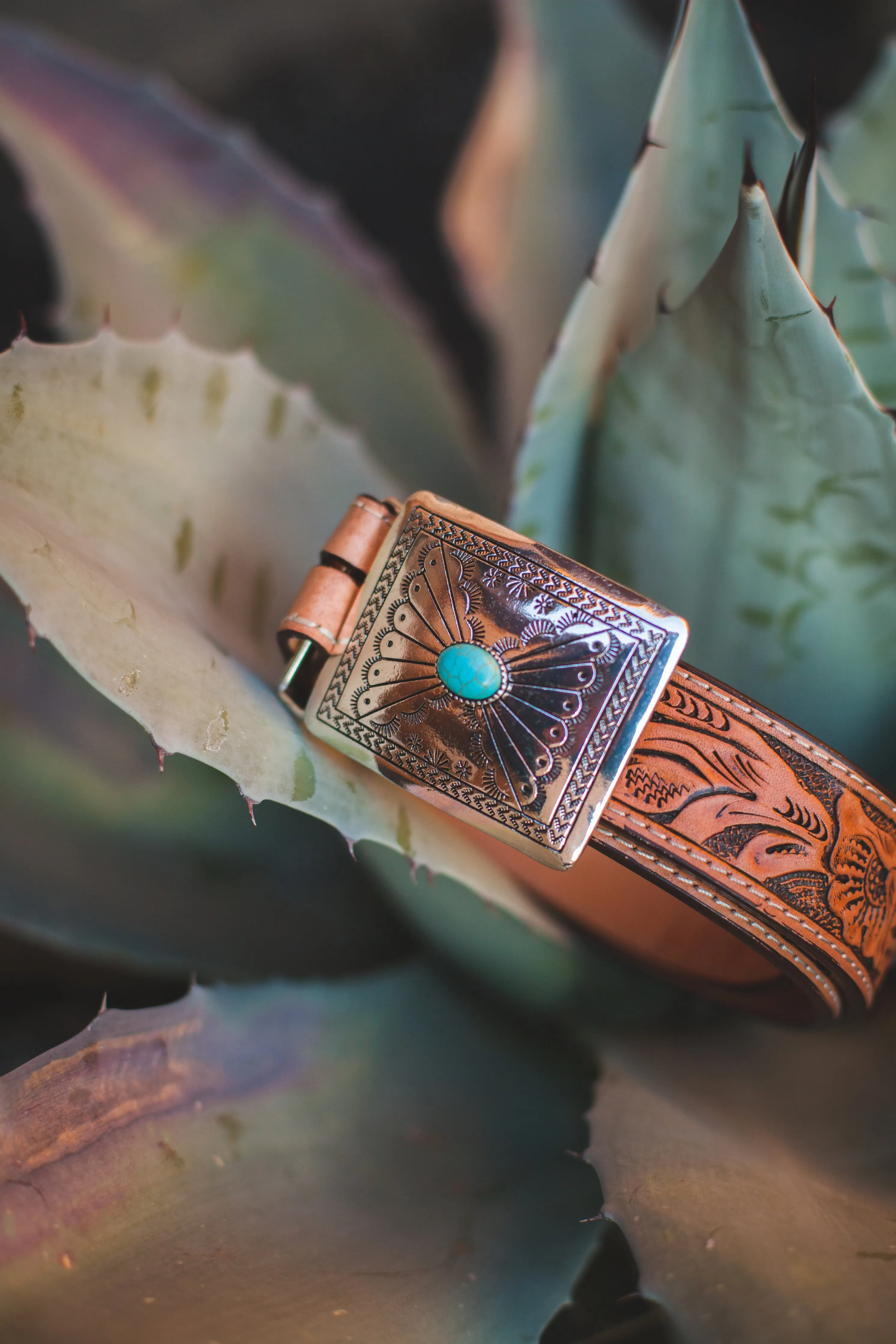 Small Silver Rectangle Buckle