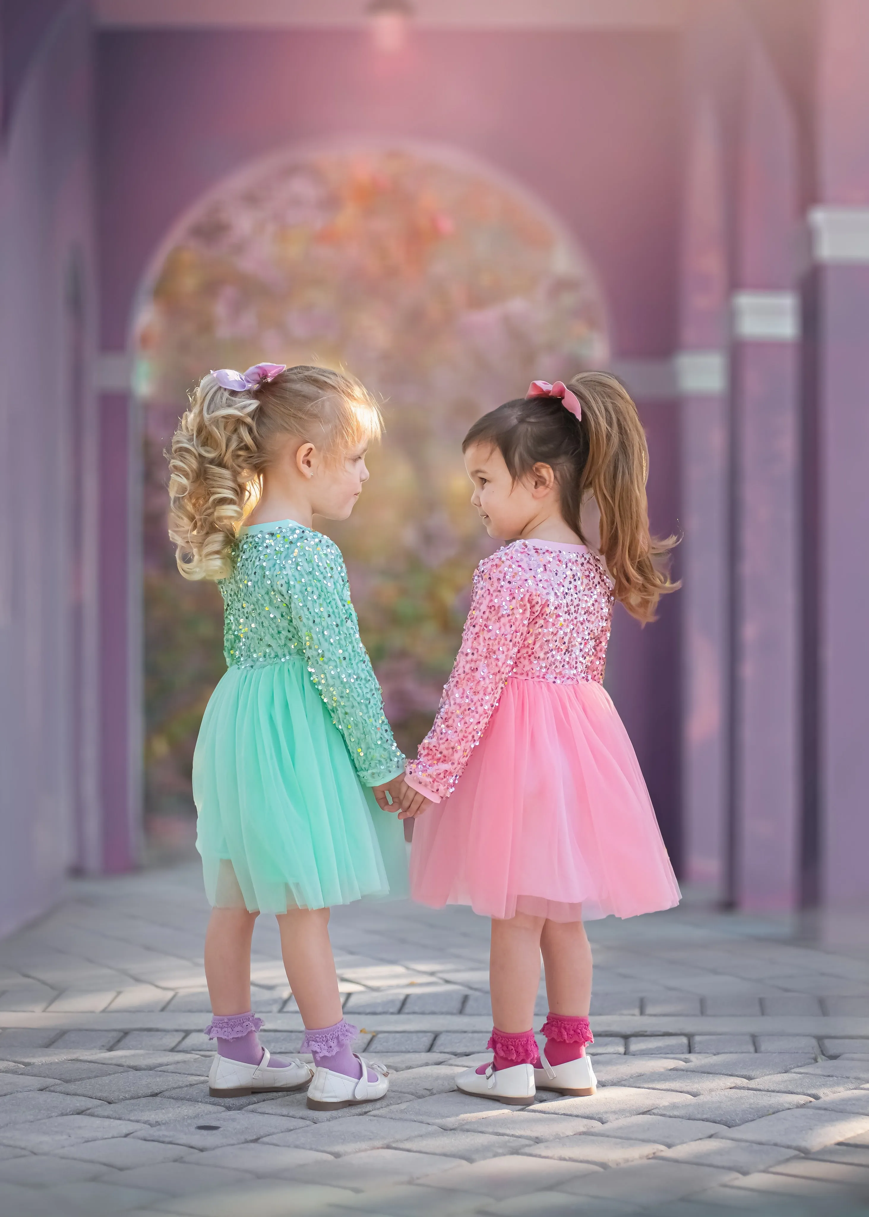 SPRING SPARKLE MINT DRESS