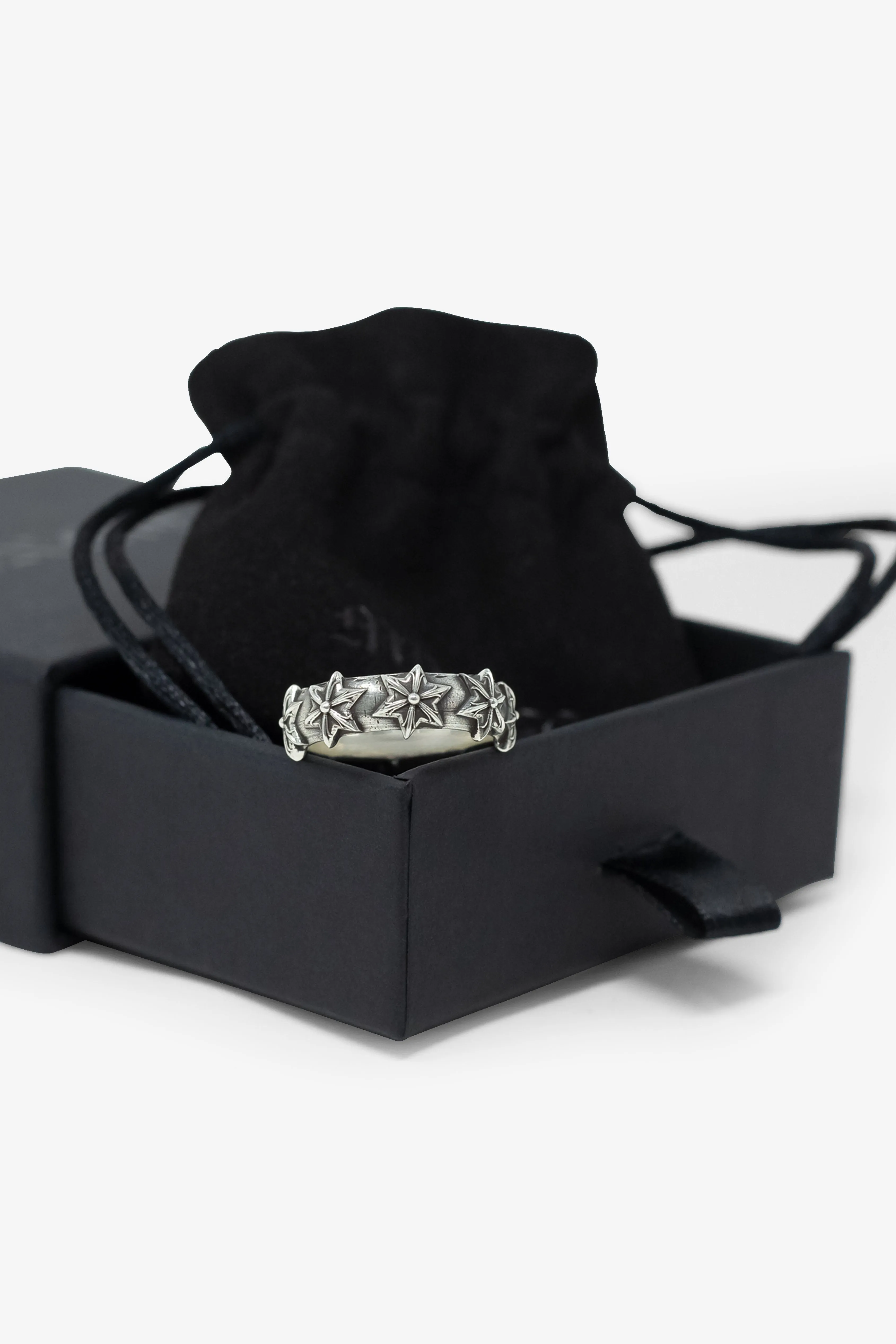 Star Sterling Silver Ring - SIlver