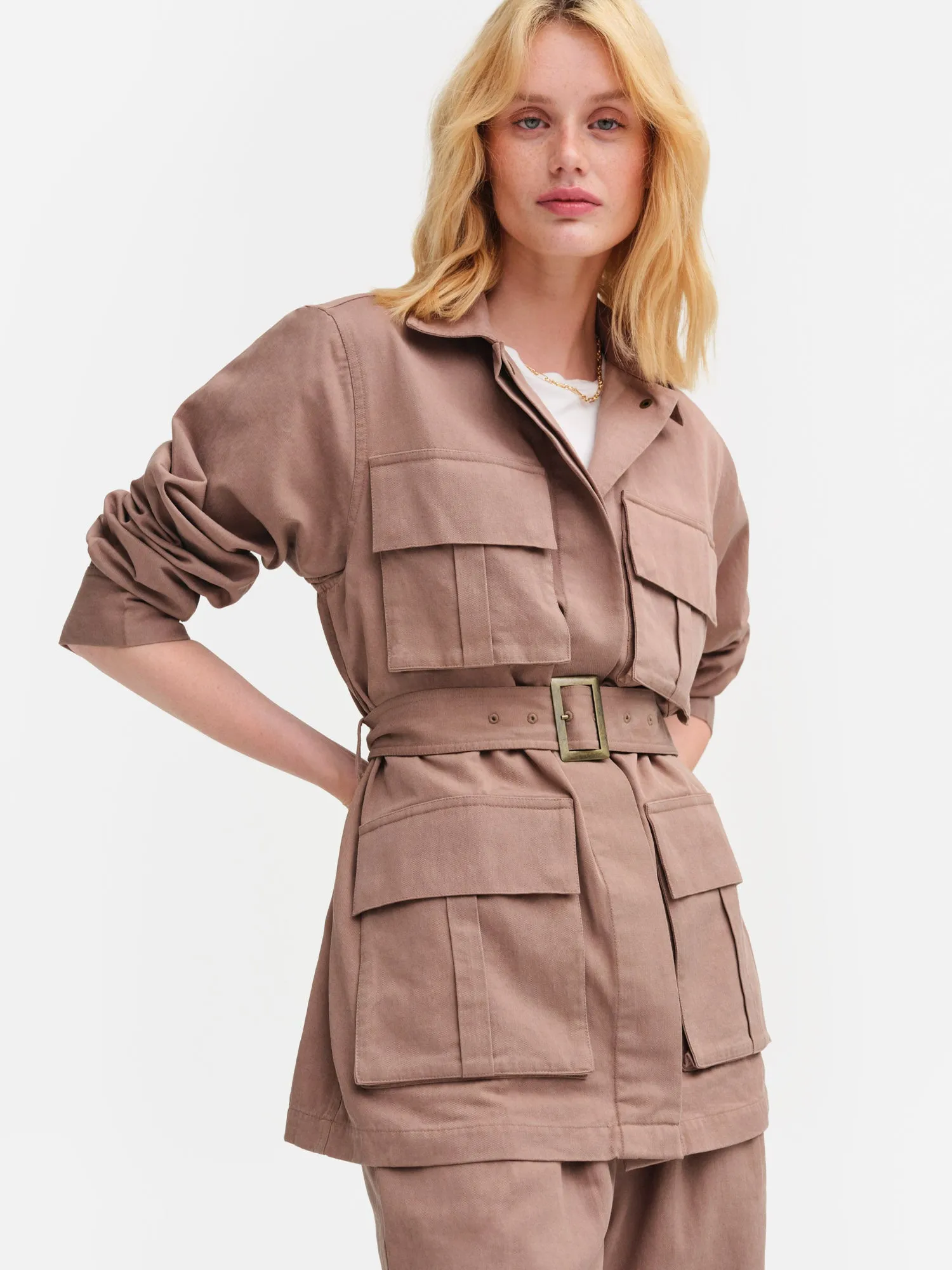 Tencel Twill Utility Jacket