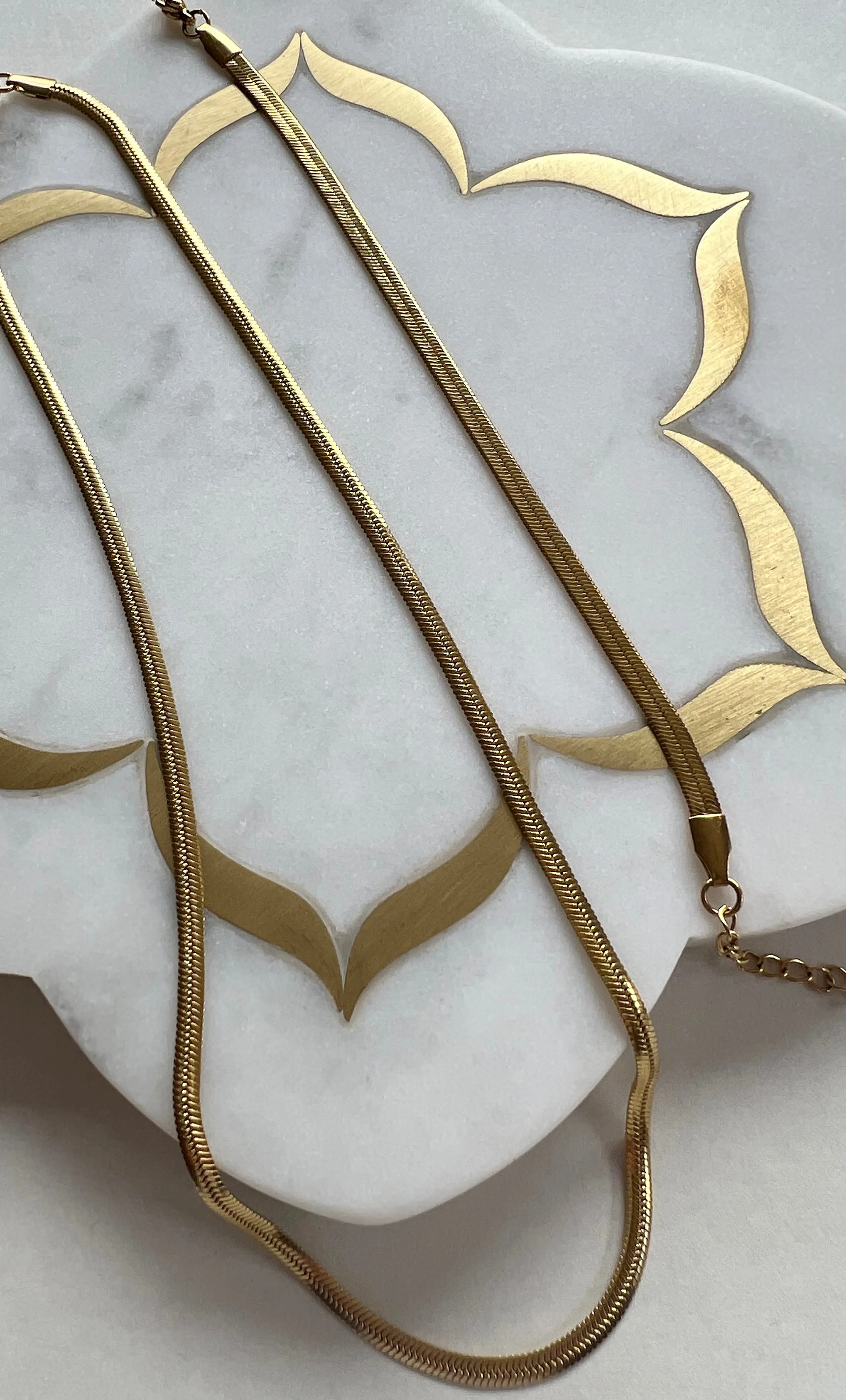 The Tunik Snake Necklace - Gold