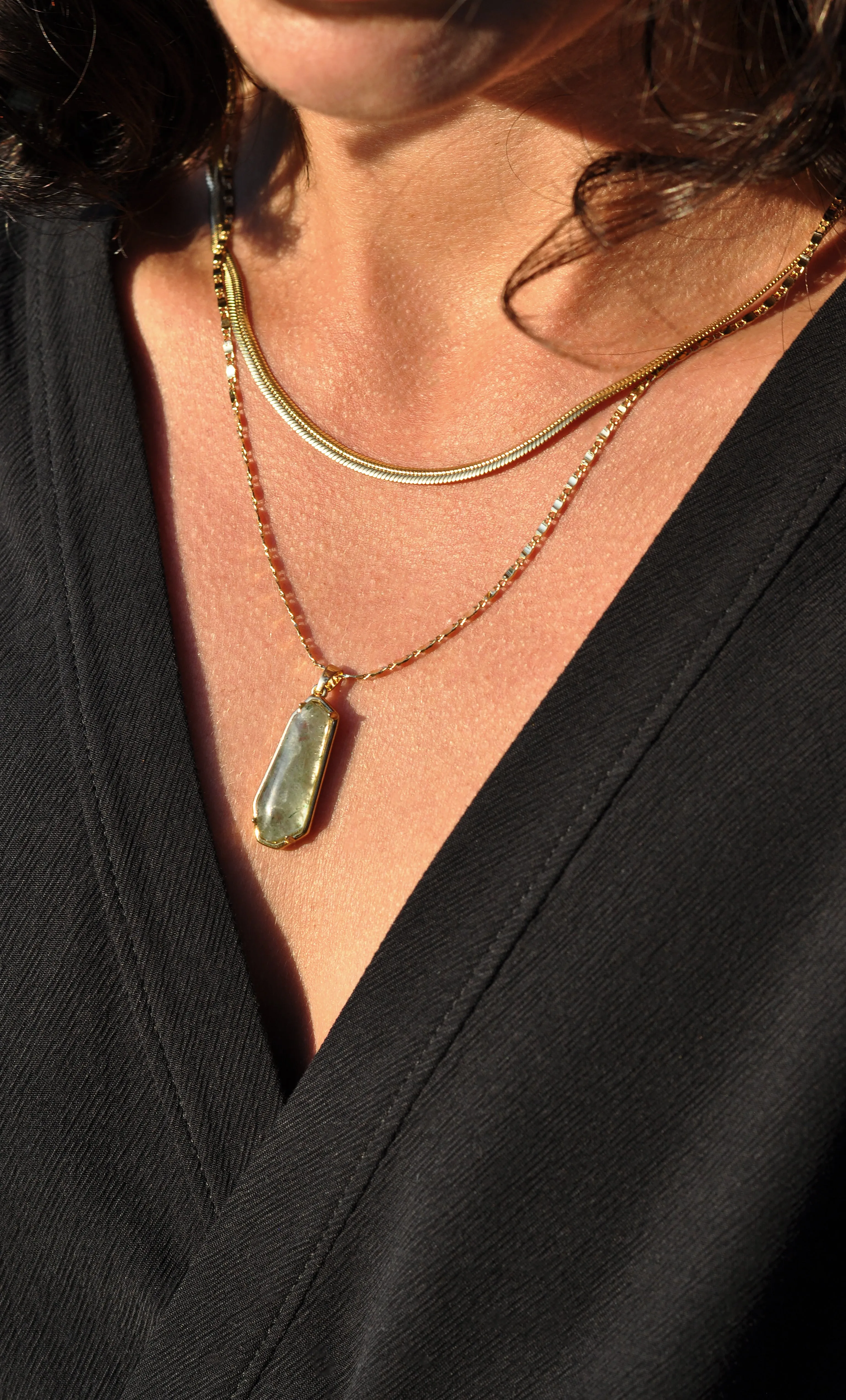 The Tunik Snake Necklace - Gold