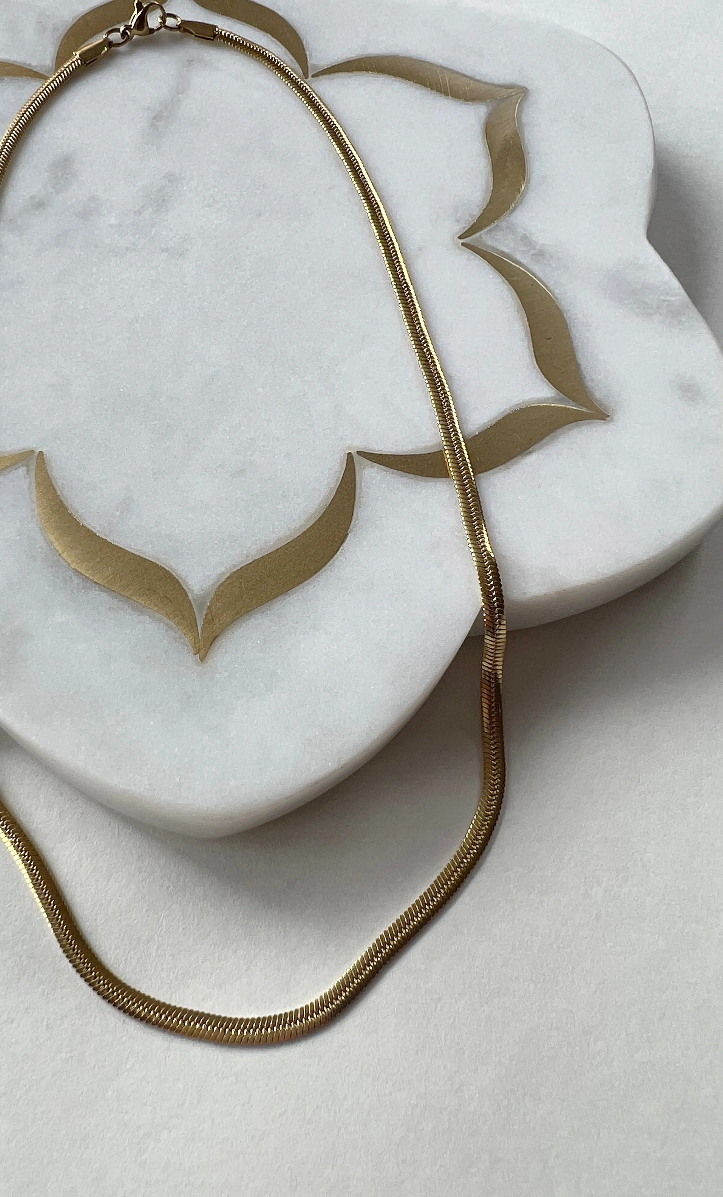 The Tunik Snake Necklace - Gold