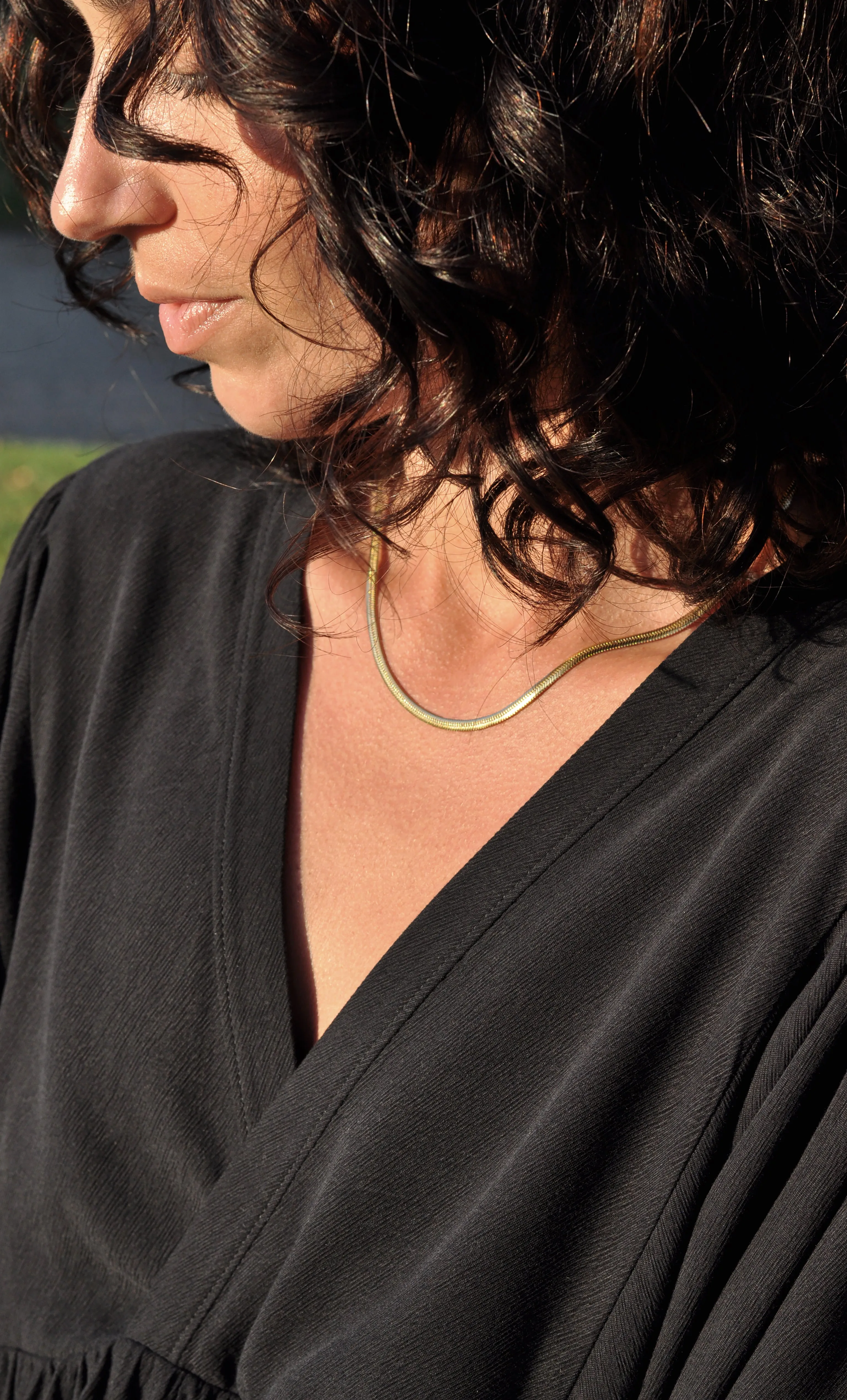 The Tunik Snake Necklace - Gold