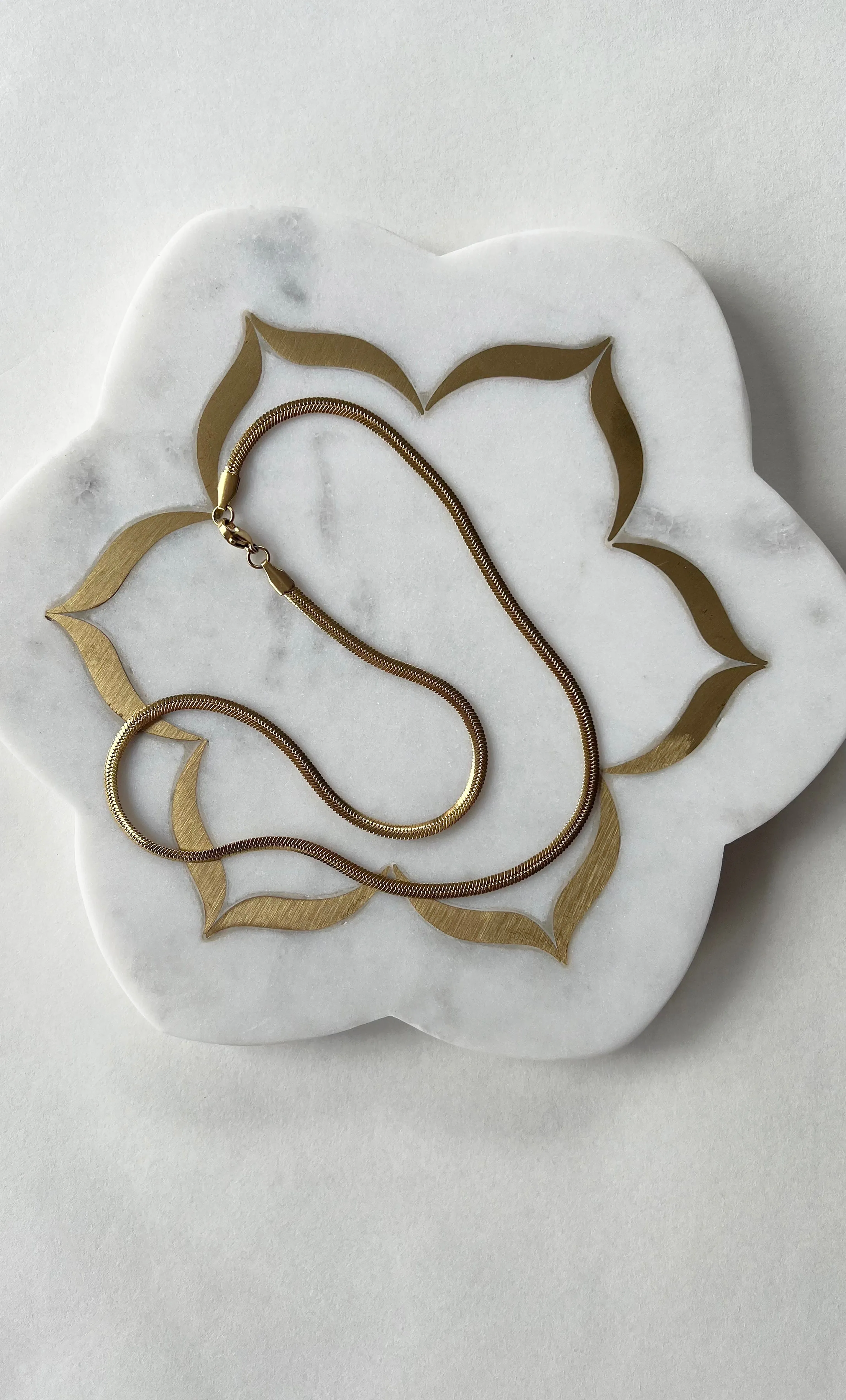 The Tunik Snake Necklace - Gold