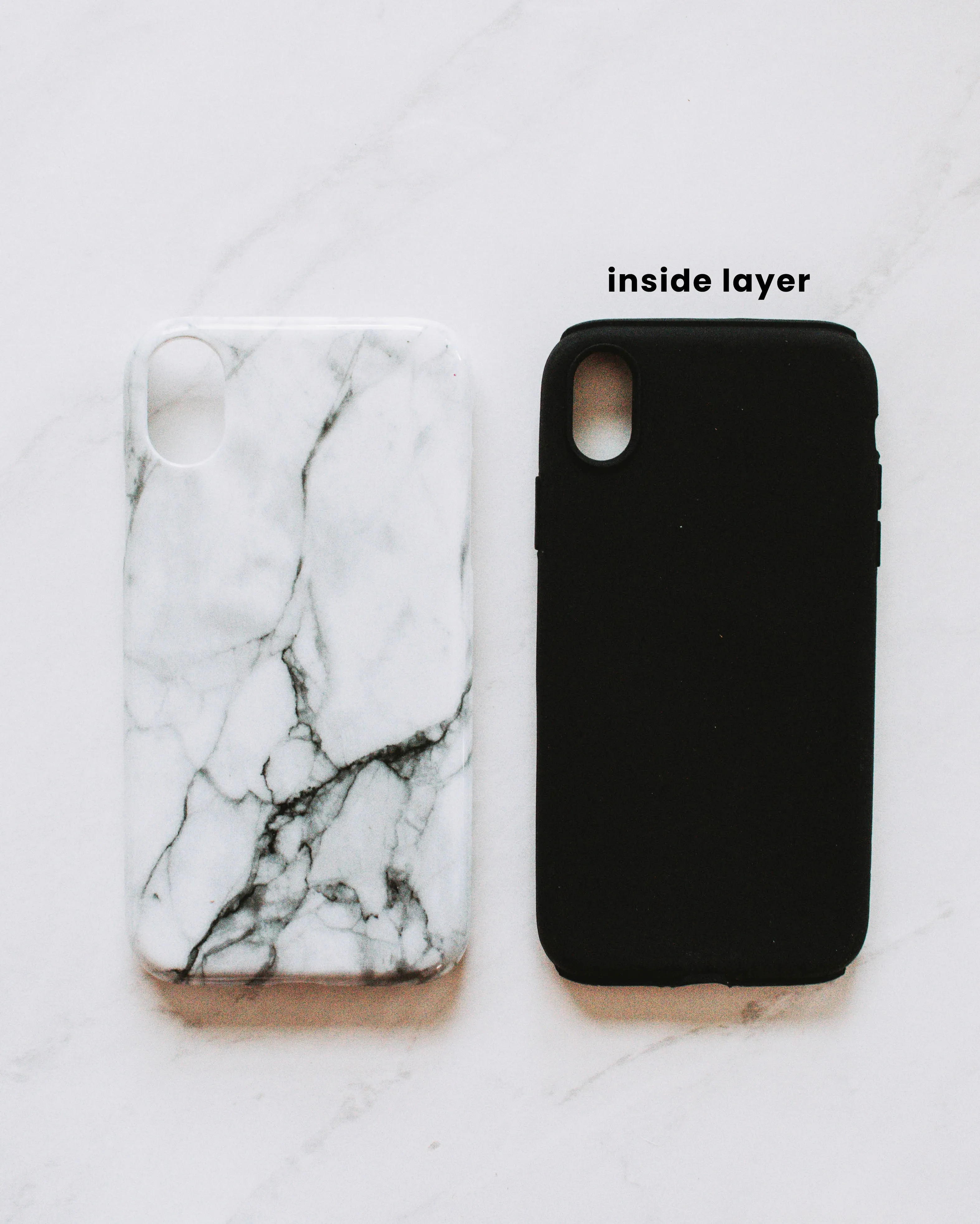 White Marble Phone Case