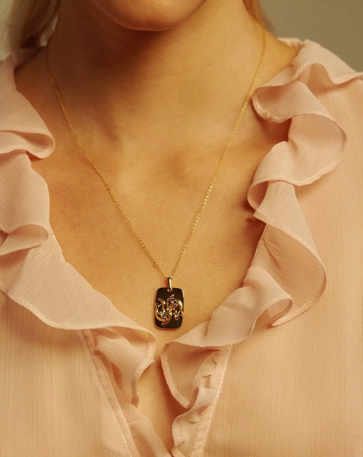 Zodiac Necklace Pisces