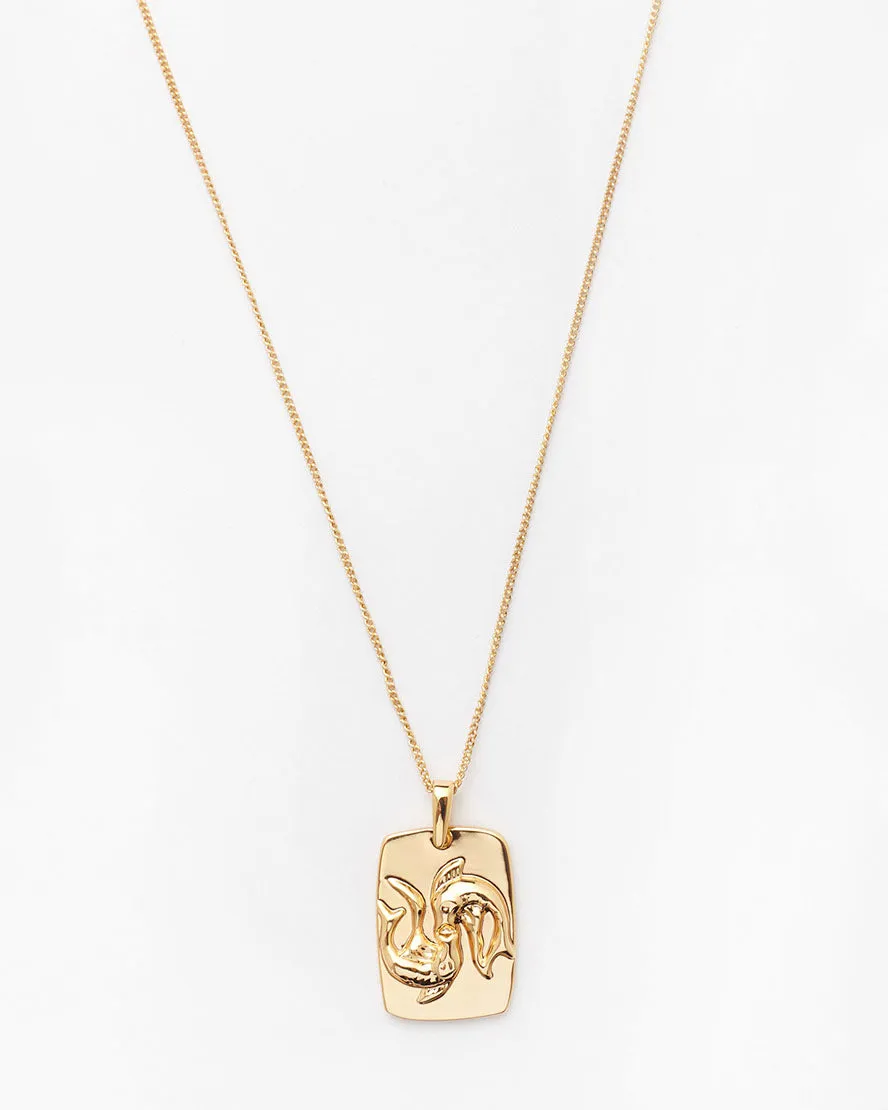 Zodiac Necklace Pisces